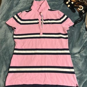 The shirt has been worn multiple times no stains or tears.